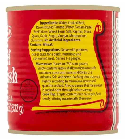 Beef Goulash, 10.5 oz, Pack of 6, 300g Each