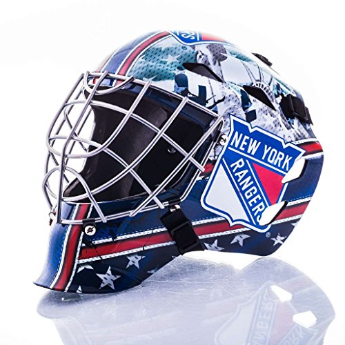 Franklin Sports New York Rangers NHL Hockey Goalie Face Mask - Goalie Mask