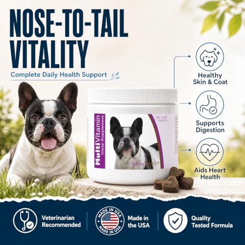 Image of Healthy Breeds French Bulldog All in One Multivitamin Soft Chew 120 Count