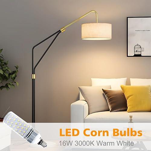 Miniatura 6 de Paquete de 6 bombillas LED E12, bombilla LED CRI80+ E12 de 16 W, bombillas blancas cálidas de 3000 K, equivalente a 1500 lm 120 W, bombillas LED de