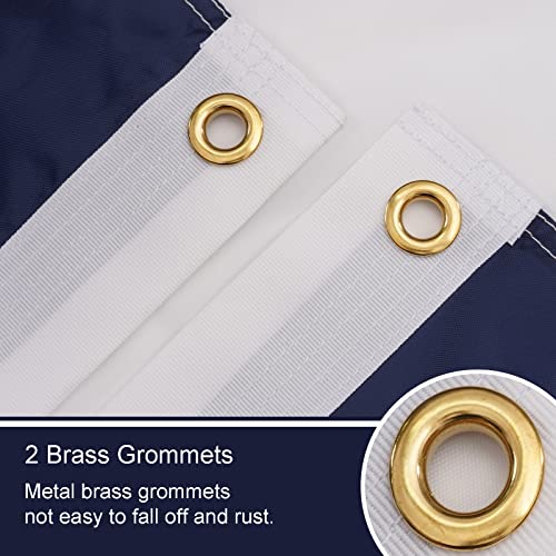 Bradford Bennington 1776 Flag 3x5 ft Outdoor Embroidered Betsy Ross Flags Double Sided 13 Colonies US 76 American Flag Heavy Duty with 2 Brass Grommets by Bradford - Used condition - Image 4