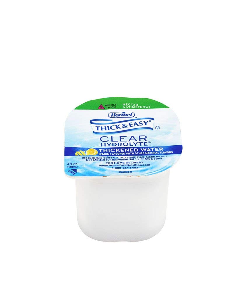 Thick & Easy Hydrolyte Thickened Water 4 Oz. Portion Cup Lemon Flavor Ready To