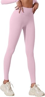 Leggings de cintura alta para mujer, cómodos y elásticos, en tallas y colores versátiles, leggins amarillos