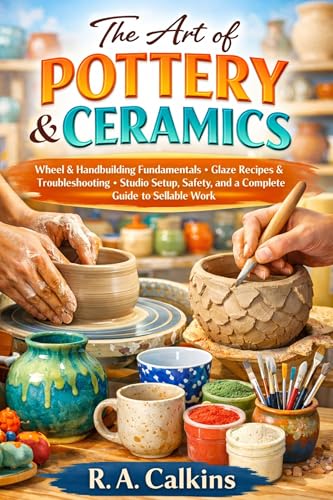 The Art of Pottery & Ceramics: Wheel & Handbuilding Fundamentals • Glaze Recipes & Troubleshooting • Studio Setup, Safety, and a Complete Guide to Sellable Work