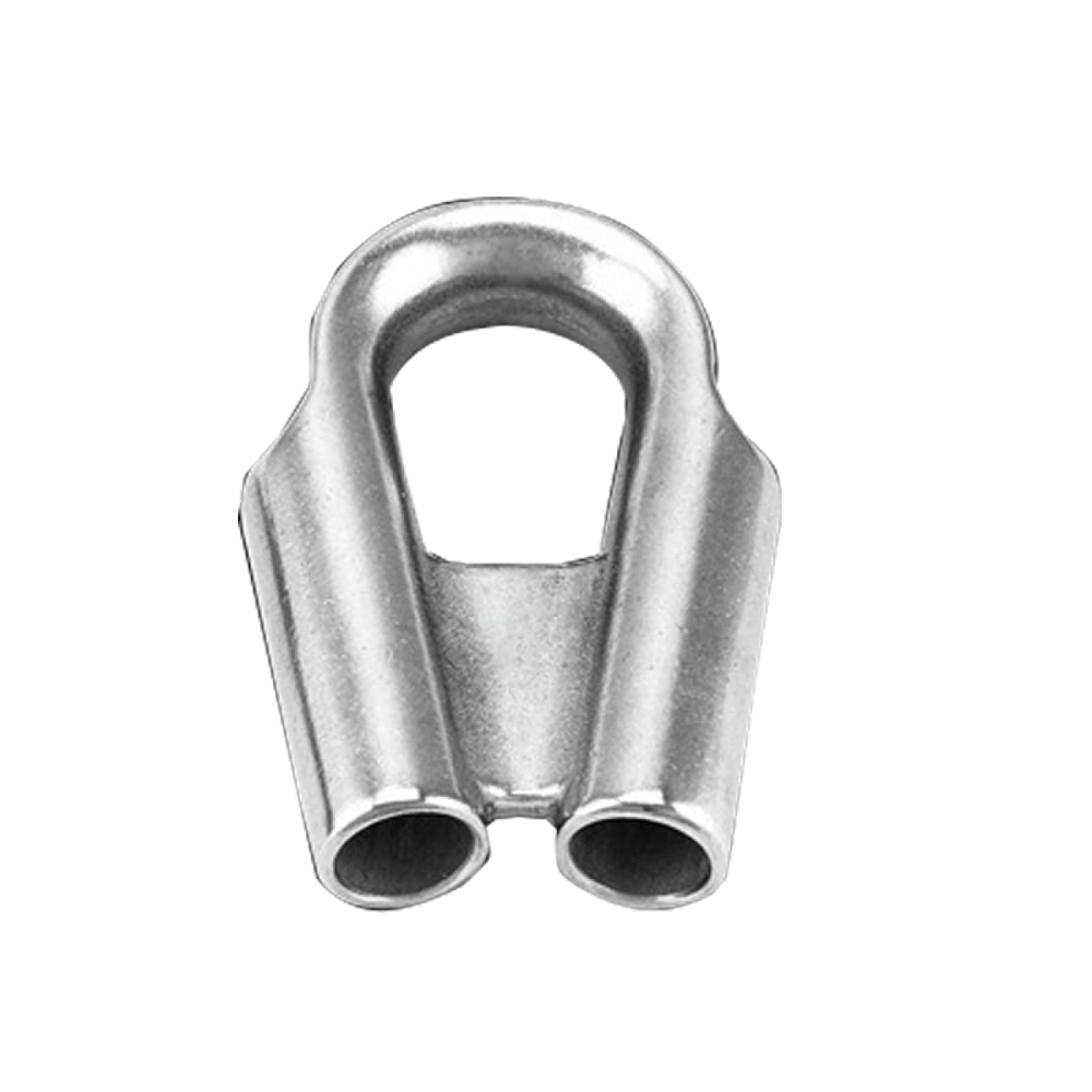 Guardatubos de acero inoxidable, accesorios para barcos, ojetes tubulares con refuerzo para cables de cabrestante, cable (M12 plateado)