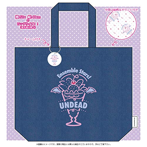 Amazon.co.jp: あんさんぶるスターズ! UNDEAD デニムトートバッグ 横48
