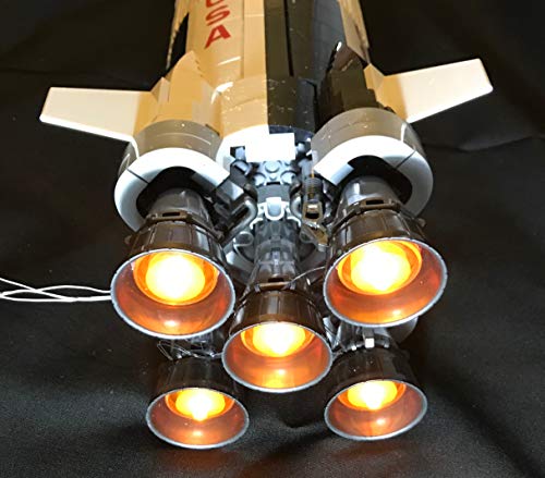 lego saturn v lights