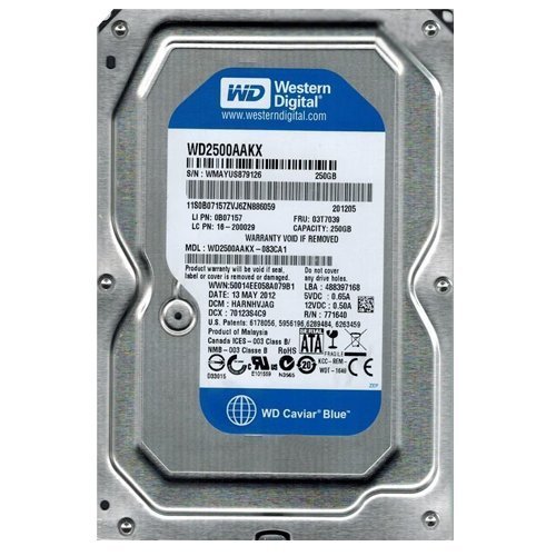 wd2500aakx-083ca1、DCM dhnnhv2mgb、Westernデジタル250?GB SATA 3.5ハードドライブ wd2500aakx-083ca1、DCM dhnnhv2mgb、Westernデジタル250?GB