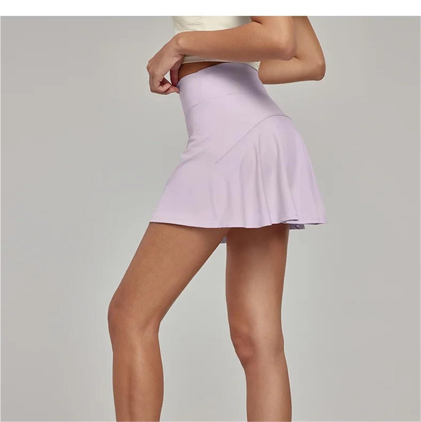 Falda de Tenis Cintura Alta Nailon Spandex for Mujer