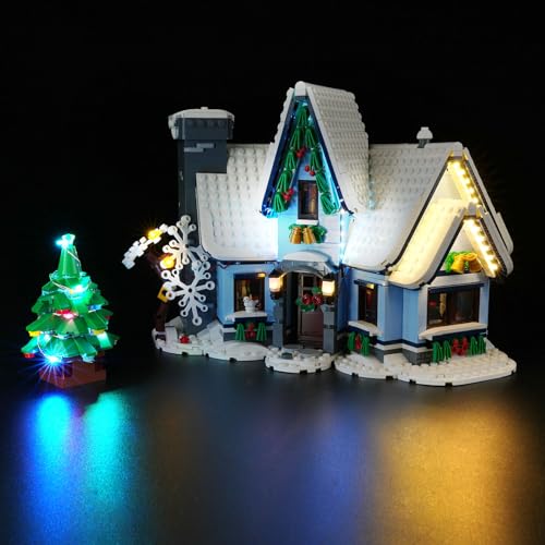 DALLED LED Lighting Kit for LEGO Icons Santa's Visit 10293