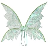 🦋🦋【Traumfeenflügel】Jedes Mädchen hat einen Märchentraum, träumt davon, eine Märchenprinzessin zu sein, Märchenflügel Kostüm wird Ihren Prinzessin Traum erfüllen. Kleine Feen, die herumlaufen, sind die süßesten. Diese schieren Flügel werden in Ihre Erinnerungen an Feenparty eingebettet, da sie jede Person ermutigen, ihren Jugendtraum zu umarmen.