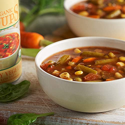 Amy’s Soup, Vegan Chunky Vegetable Soup, Gluten Free, Made With Organic Vegetables, Canned Soup, 14.3 Oz (12 Pack) #TOP4