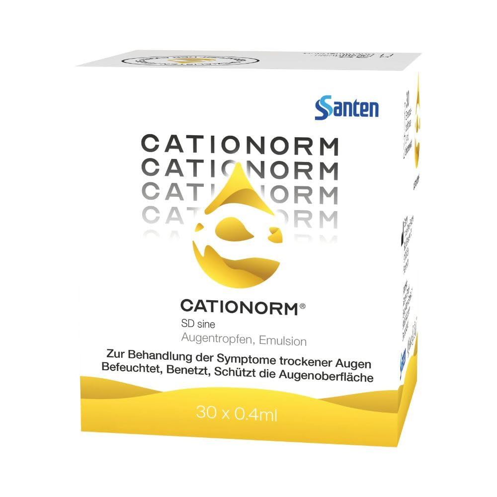 Cationorm SD sine Augentropfen Emulsion Einzeldosisbehältnisse, 30 pzas Pipetas de una sola dosis