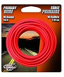 Coleman Cable 16-1-16 16-Gauge 24-Foot Automotive Copper Wire, Red