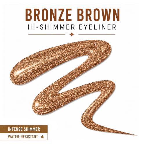 Image of Parul Garg Beauty PARIE Ultra-Define Shimmer Liquid Eyeliner | Waterproof, Long-Lasting & Quick-Drying | Precision Applicator | Enriched with Argan Oil | Intense Shimmer Finish | 3 ml (Bronze Brown)