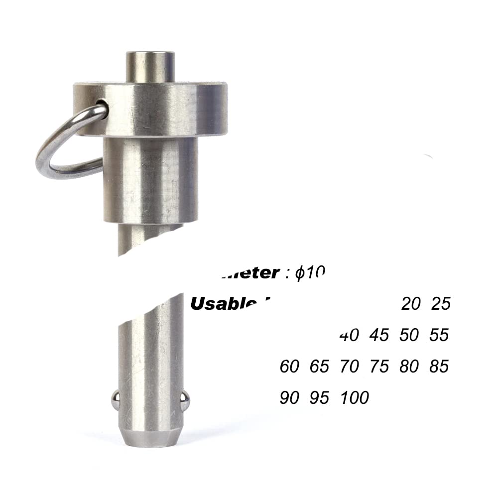 VCN112 BLPR Perni di bloccaggio a sfera/Perni a sgancio rapido in acciaio inossidabile con impugnatura ad anello/DIA 5/6/8/10/12/16/20, perni LGTH da 10 a 100 mm-VCN112-20,15 mm