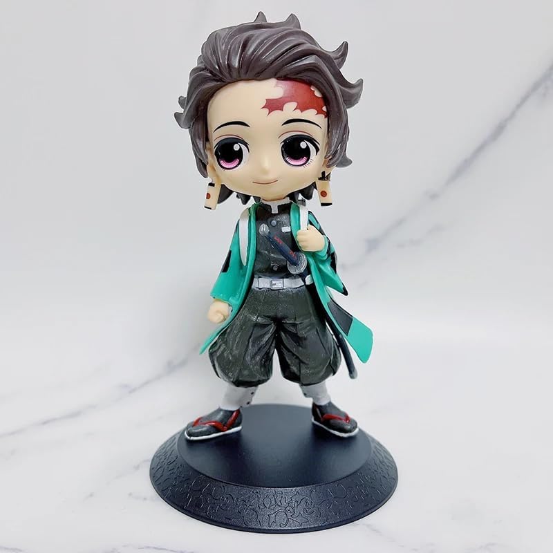 Image of Action Figure- Miniature Toy Figure Special Edition for Car Dashboard, Decoration, Cake, Office Desk & Study Table (Tanjiro)