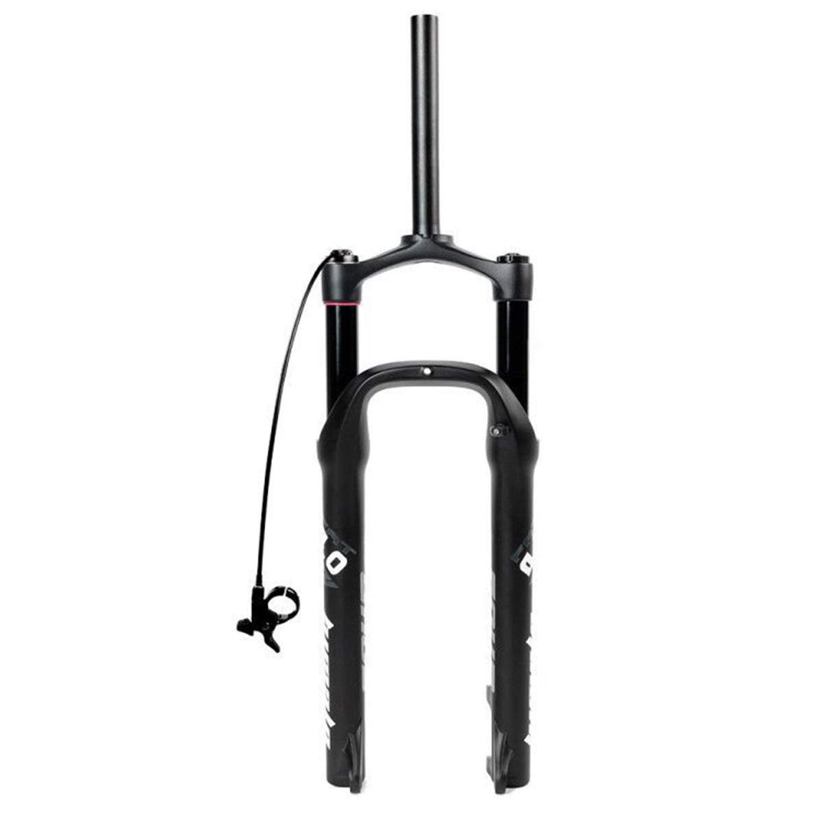 Fourche avant pour motoneige/VTT 26 x 4,0 Fourche à graisse 135 mm Voyage 100 mm 220 x 28,6 mm Verrouillage manuel à distance QR