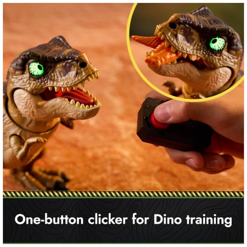 Image of Primal Hatch Jurassic World Interactive T-Rex Toy Dinosaur Egg | Interactive Dino Figure, Realistic Hatching Experience, 100+ Sounds & Reactions, Train & Feed, Gifts for Kids Ages 5+