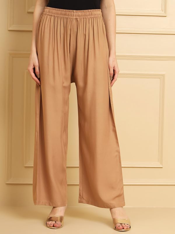 Image of Soft Colors Relaxed Fit Pocket Palazzo