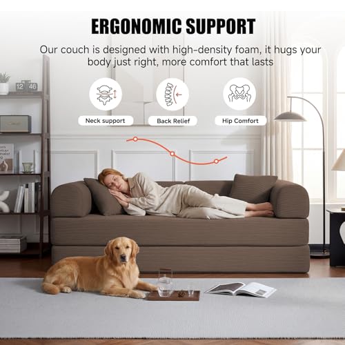 Luxury Velvet Sofa Bed Convertible