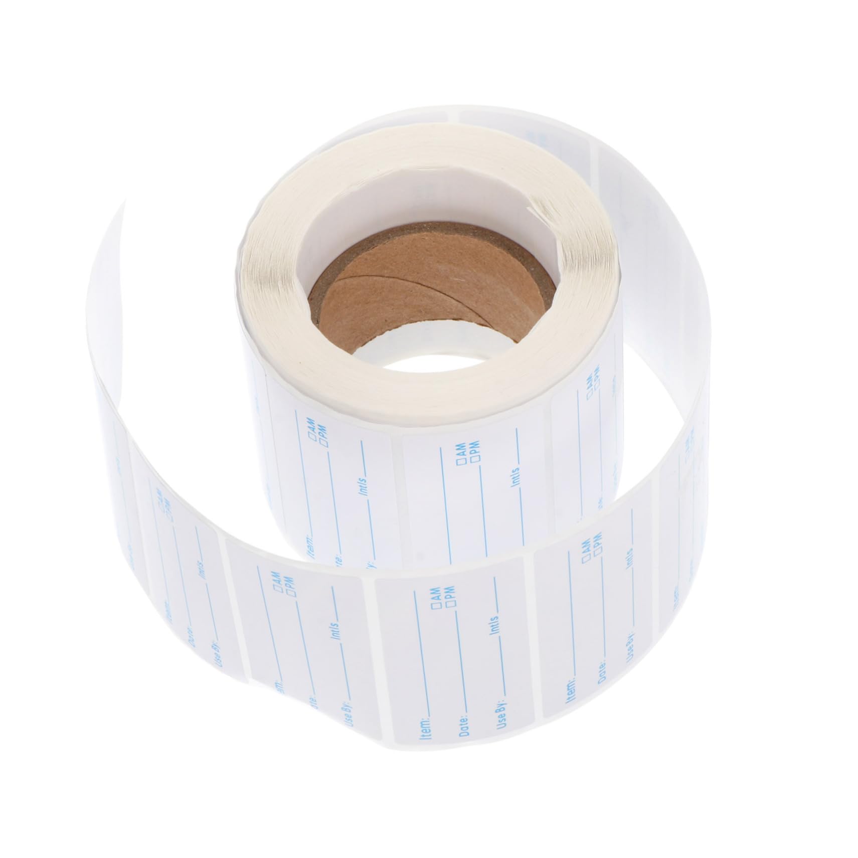 Lurrose 10rotoli Etichette Adesive Per Alimenti Stickers Scrivibili Per Data Per e Congelatore Facili Rimuovere Residui Etichette Per Barattoli e Contenitori