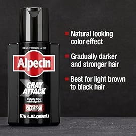 Alpecin Gray Attack Caffeine & Color Shampoo, 6.76 Fl Oz (Pack of 2)