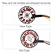 Brushless Motor, 5010-360KV 1PCS Metal Outdoor Big Load Multiaxis Thick Line Hollow Cover Double Bearing Brushless Motor(Positive Tooth) Brushless Motor Low Kv Brushless Motor