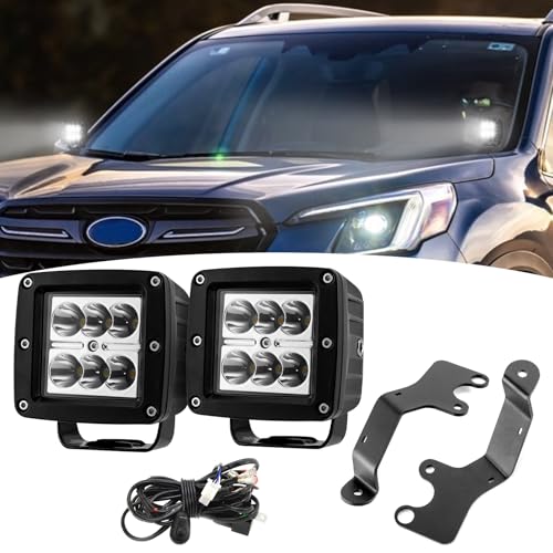 Luces LED tipo pod wsays 24W para Subaru Forester 2019-2025 miniatura 1