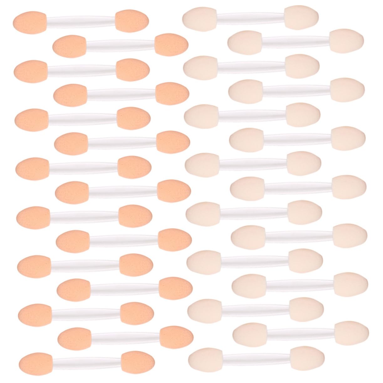 BESTYASH 30Pcs Double Ended Eyeshadow Brush Kit Dual Tip Eye Shadow Applicators for Women for Travel Daily Use and Special Occasions Smooth Surface for Gentle Application