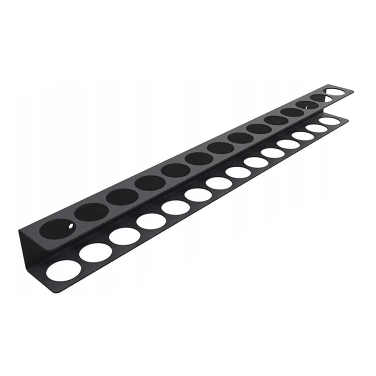 loytv Wall Mounted Tool Organizers Storage Rack for Screwdrivers and Pliers, Steel Workshop Storage Rack with 14 Holes Tool Organizers