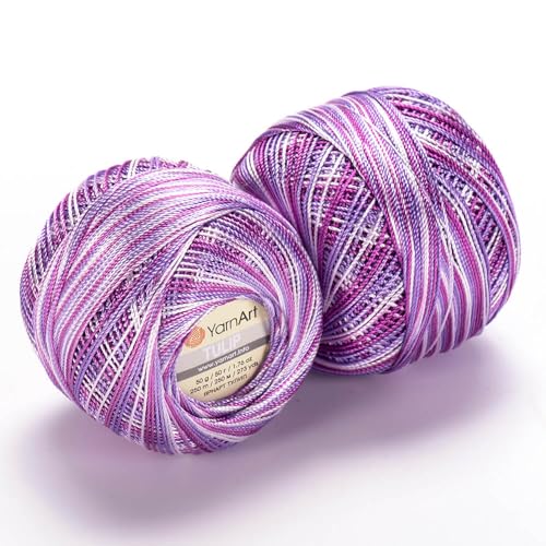 Image of YanrArt Tulip%100 Microfiber Silky Yarn - Suitable for Summer Clothes and Home Accessories Curtains, Runners, Tablecloths - S. Fine(1) Weight Yarn - 1.70 Oz, 273 Yds (461)