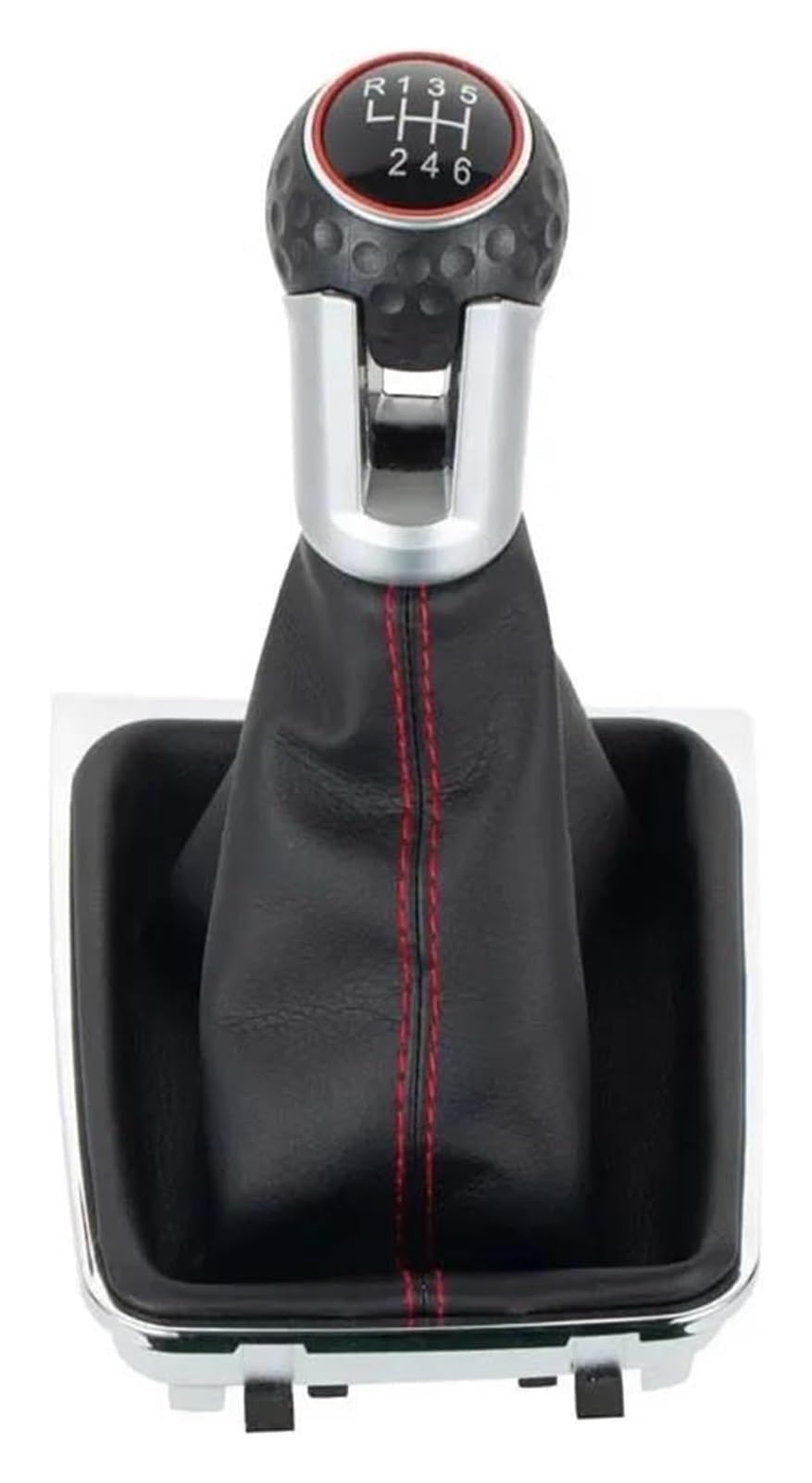 FNCVTM Car Gear Knob for VW for Golf 7 A7 MK7 for GTI GTD 2013-2018 Car 5 6 Speed Gear Stick Level Shift Knob Leather Boot LHD