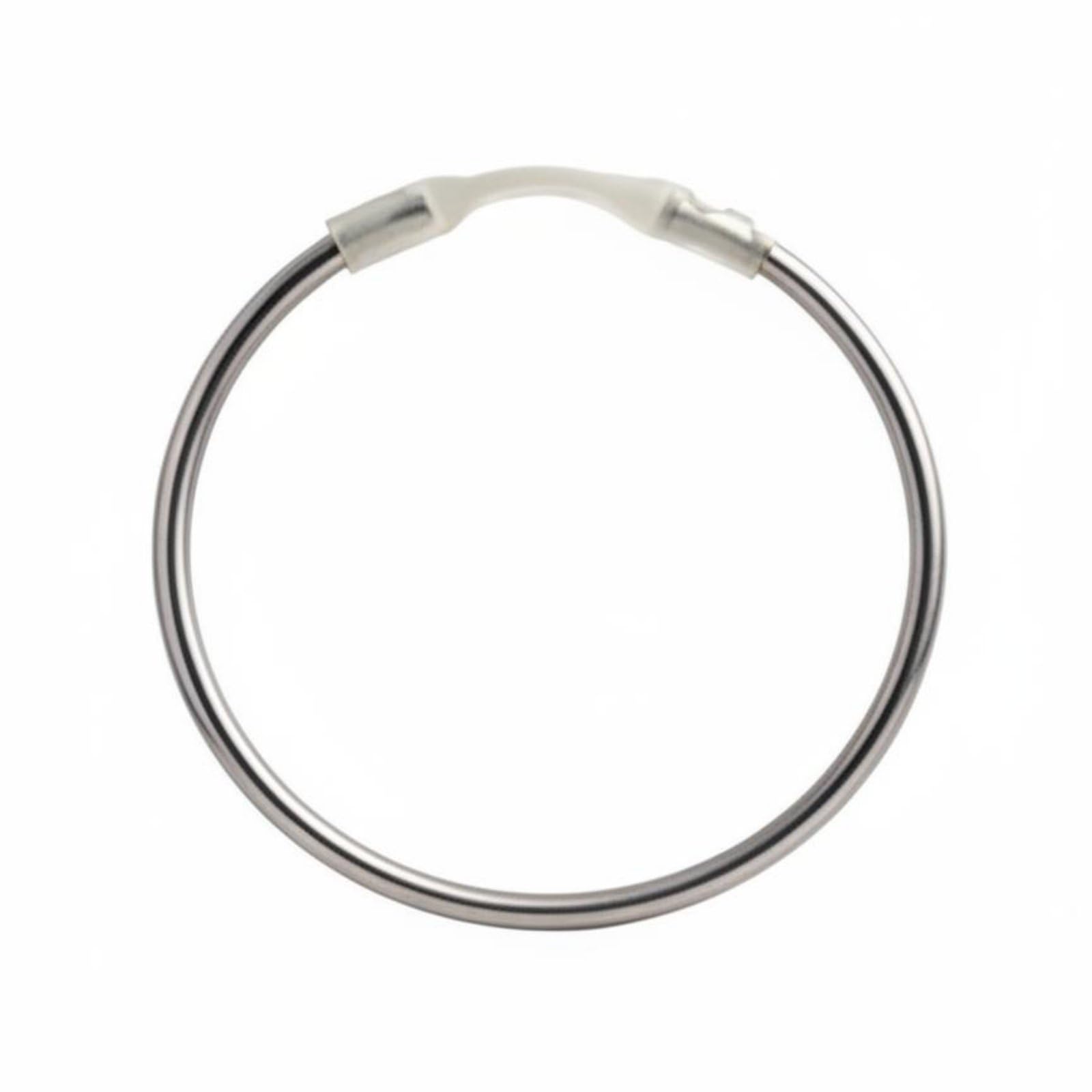 Anneau de Matériel de Pêche Anneau d'Accostage Cerceau de Domptage Cercle de Capture en Acier Inoxydable avec Interface de Verrouillage Caoutchouc, S