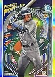 George Lombard Jr. baseball trading card (NY Yankees) 2024 Topps Bowman Chrome Prospect Power Up Rookie Refractor #PP17