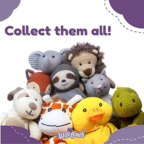 Wild Baby Stuffed Animals Yellow Duck - Microwavable Duck Plush Pal With Aromatherapy Lavender Scent For Babies And Kids - Easter Stuffed Animal Duck Plushie 10" #TOP6