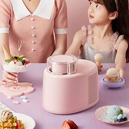 Wgwioo-Electric-Ice-Cream-Machine-Home-Diy-Fruit-Yogurt-Ice-Cream-Fully-Automatic-Refrigeration-Cake-Maker-Machine-Frozen-Fruit-Snowball-Machine-for-KidsBlue
