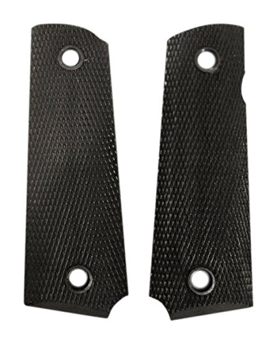Trigger Happy Brand US Government Issue 1911 .45 Cal Nylon/ Rubber Pistol Grips (Black Nylon)