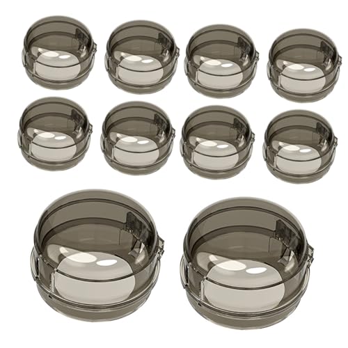 Mikikit 24pcs Stove Knob Covers Childproof Gas Stove Knob Covers Easy Installation for Kitchen