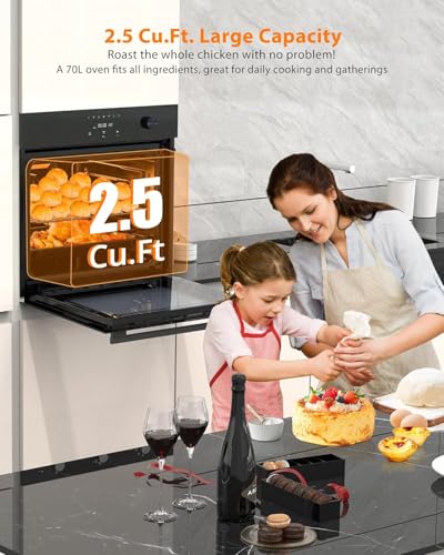 Garveehome CG-XJUYMKENAYXBEGY5BWW706X Single Wall Oven 24 Inch Built-In Electric Ovens thumb #2