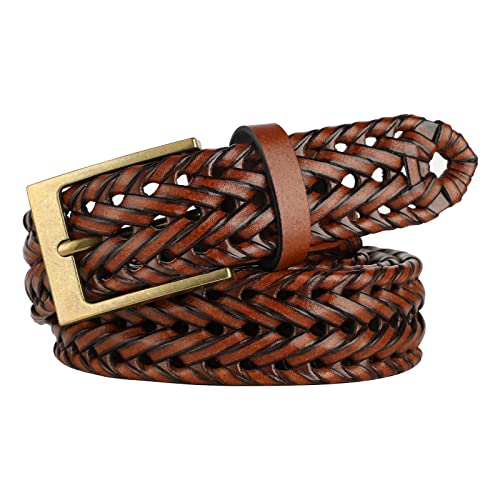 Image of Lavemi Men's Real Leather Ratchet Dress Belt with Automatic Buckle,Elegant Gift Box