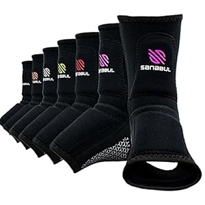 Sanabul Essential Striking Gel Ankle Guard for MMA Kickboxing | Ankle Sleeves for Men & Women | MMA Kickboxing Muay Thai Ankle Support and Protection (Pair) (Pink, S/M)