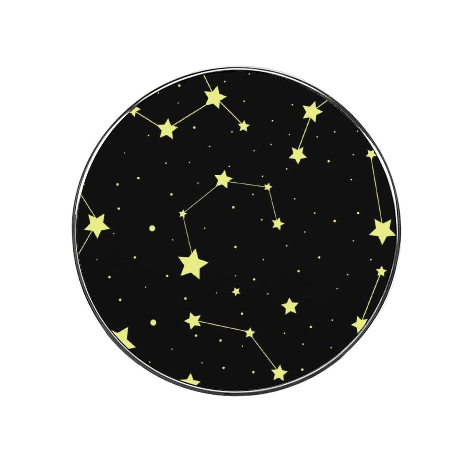 Star Yellow Alloy Fridge Magnet For Office Cabinet Refrigerator Whiteboard Photo