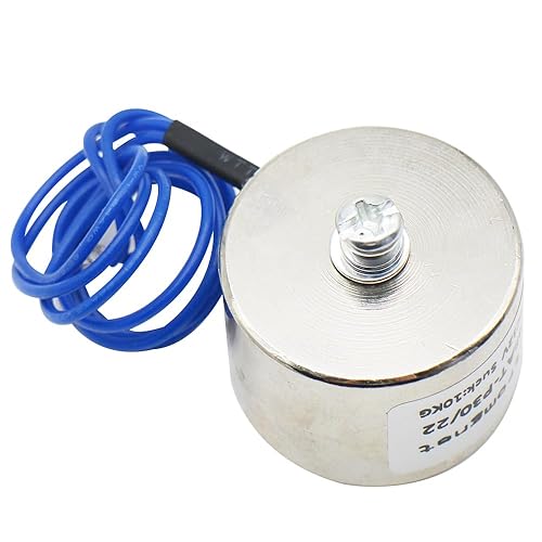 Miniatura 9 de 220LB220.5 lbs 1000N Sucker Imán eléctrico redondo Succión Holding Solenoide Elevación Cilindro Electroimán 3.150 x 1.496 in DC12V