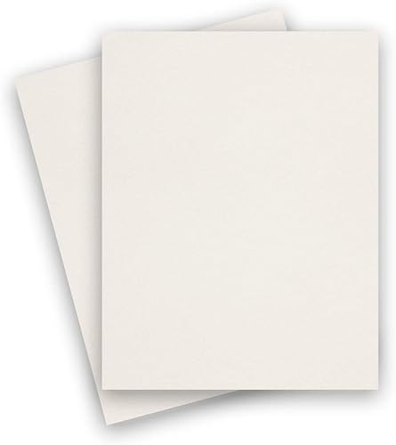 Curious Metallic - CRYOGEN WHITE 8.5 x 11 tamaño carta papel de stock cubierta de 89 libras - 25 unidades