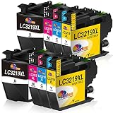 Clorisun LC3219XL LC3217 Cartouche pour Brother LC3217 LC 3219XL d'encre Cartouches d'encre pour Brother MFC-J6930DW MFC-J5330DW MFC-J5730DW MFC-J6530DW MFC-J5335DW MFC-J5930DW MFC-6935DW(8 Pack)