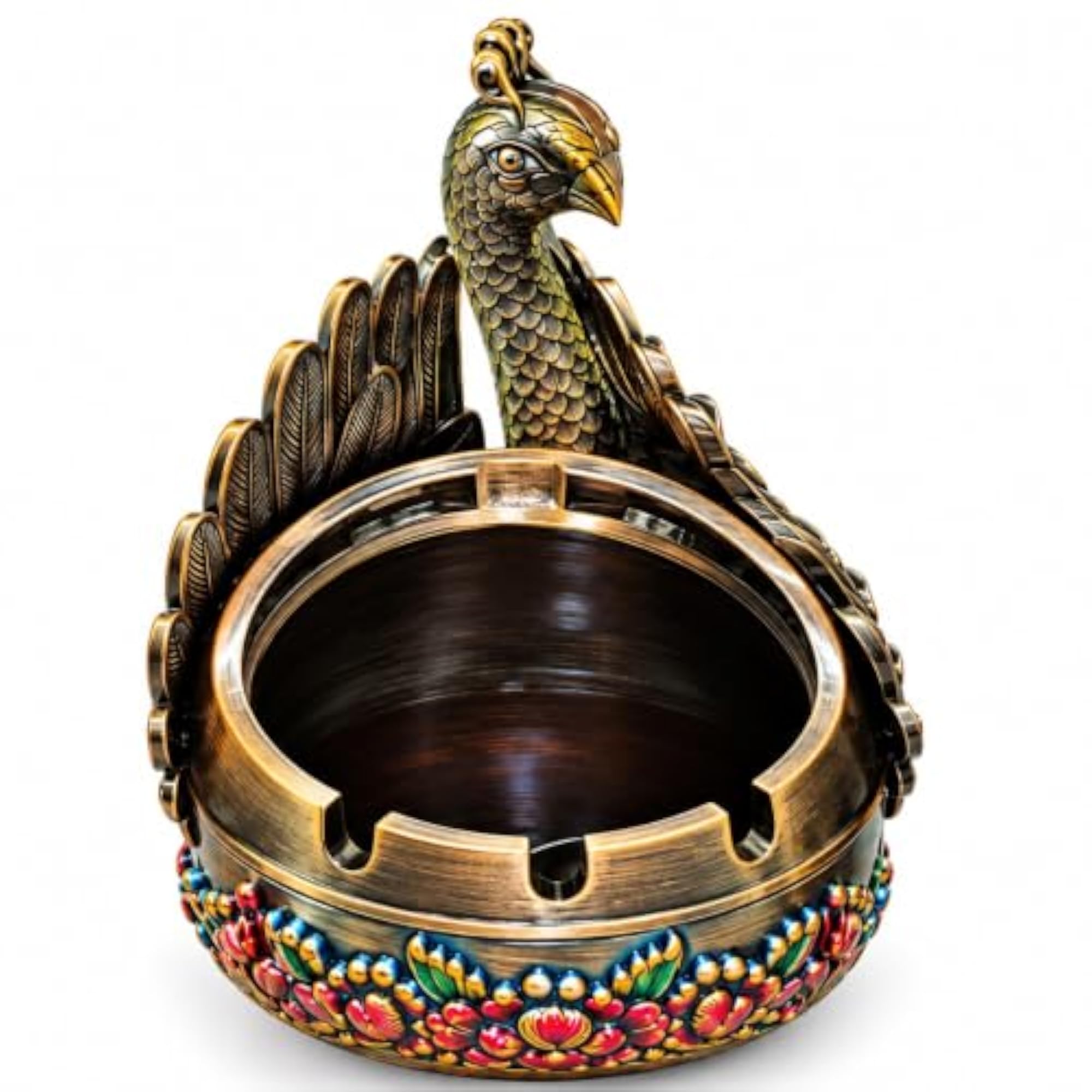 Decorative Peacock Ashtray for Home