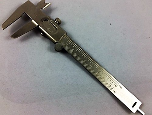 Supertek Vernier Calipers, Double Scale, Nickel