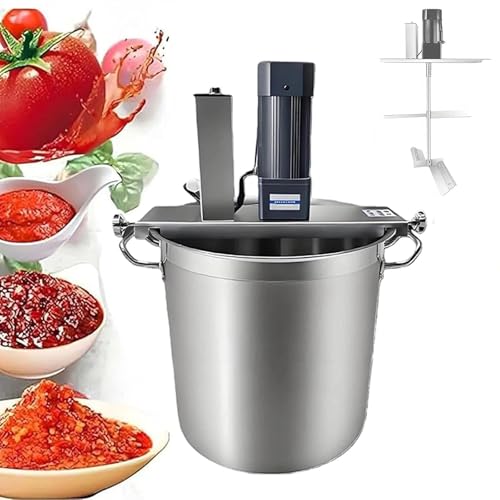 HaiZethonic Batidora Eléctrica,Mezclador Automático con Velocidad Ajustable, con Raspador Mezclador 4 Aspas para Sopas/Salsas/Bebidas/Mermeladas Y Gachas 20L