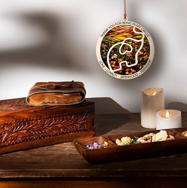 Best Friend Birthday Gifts for Women – Friendship Elephant Suncatcher with Story Card, Meaningful Friendship Gifts for Women, Birthday Gift for Best Friends, Sisters, Special Bond Desk Decor - Image 7